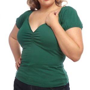 Collectif London green Dolores t-shirt